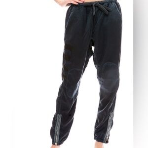 Free city satin jump pant dark blue